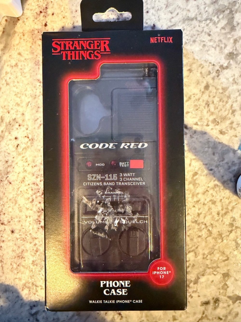 Code Red Black iPhone 17 Phone Case